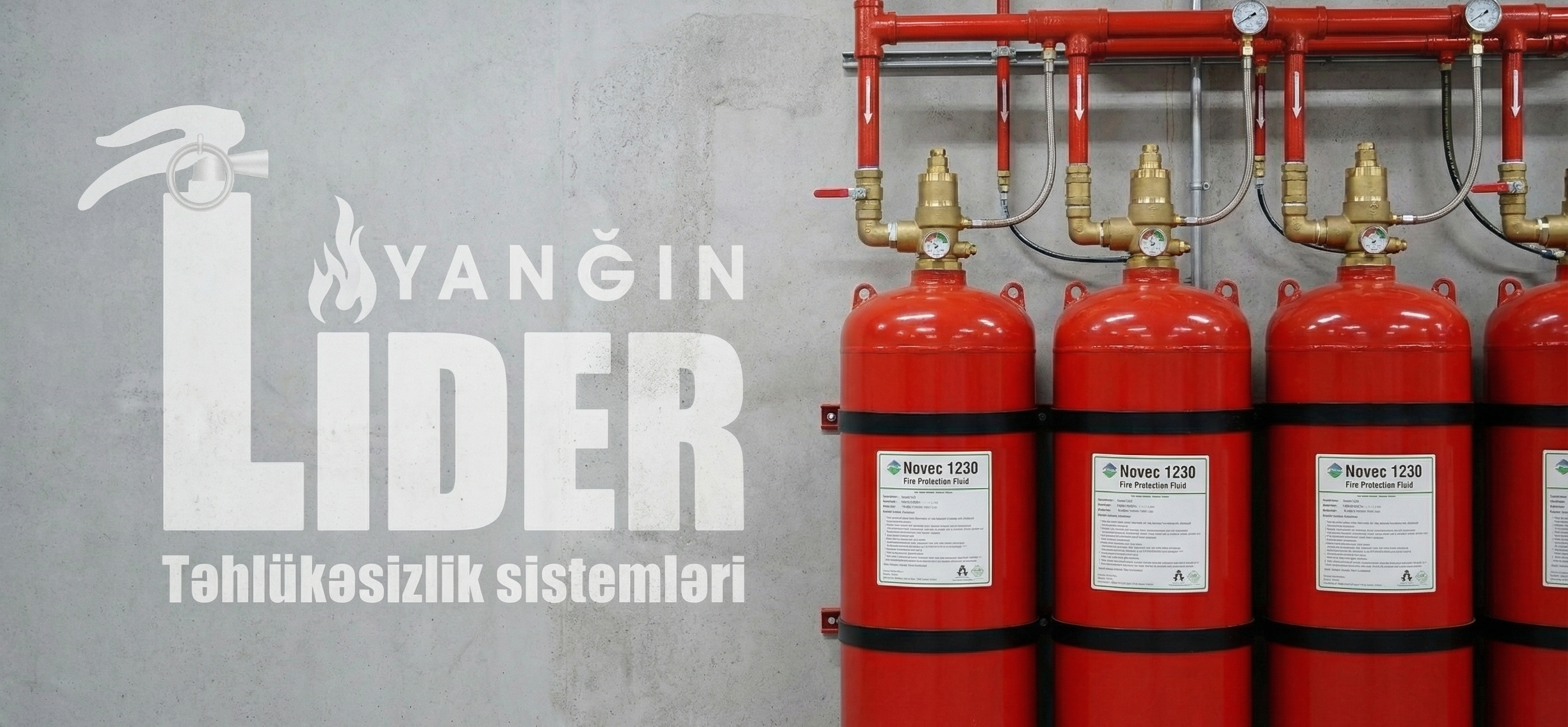 Novec 1230 FK-5-1-12 qazlı yanğınsöndürmə sistemi